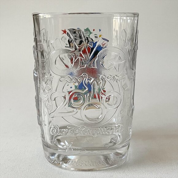Disney Mickey Mouse Glass Cup 2000 Vintage Collectible McDonald’s 3D France - Picture 2 of 8
